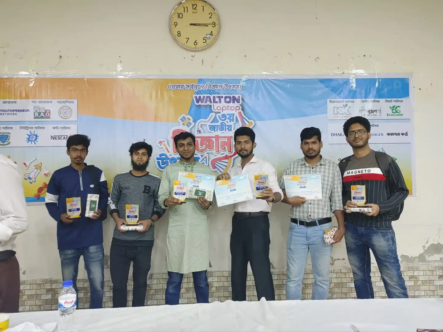 Softsasi team recognized as the 1st Runner Up at the 3rd National Science Fest